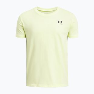 Tricou pentru copii Under Armour Sportstyle Left Chest yellow