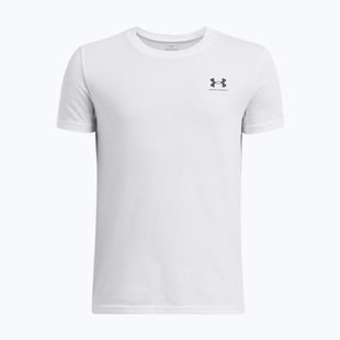 Tricou pentru copii Under Armour Sportstyle Left Chest white