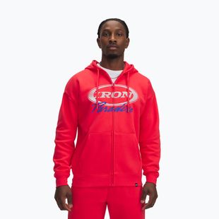 Bluză pentru bărbați Under Armour Project Rock Icon Fleece FZ lava red