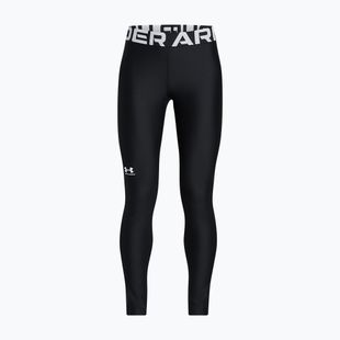 Colanți de antrenament pentru copii Under Armour HeatGear white/black