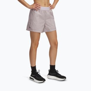 Pantaloni scurți pentru femei Under Armour Rival Woven gray dawn/black