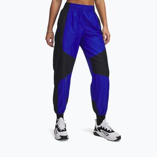 Pantaloni de antrenament pentru femei Under Armour Project Rock Woven Bottom black