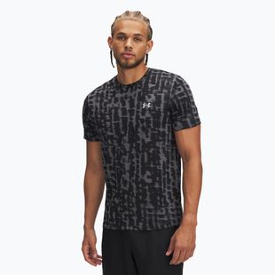 Tricou de alergare pentru bărbați Under Armour Launch Printed black/anthracite/reflective