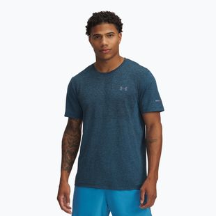 Tricou de alergare pentru bărbați Under Armour Seamless Stride ether blue/reflective