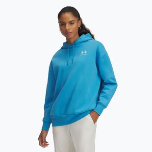 Hanorac pentru femei Under Armour Icon Fleece Hoodie ether blue/white