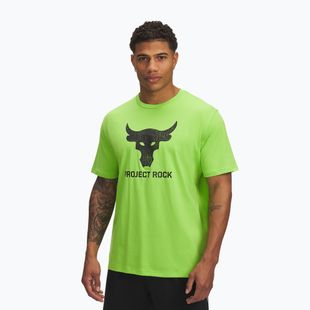Tricou de antrenament pentru bărbați Under Armour Project Rock Payoff Graphic cyber green/black