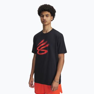 Tricou pde baschet Under Armour Curry Playable 1 Tee black/fire