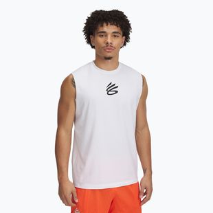 Tricou de baschet pentru bărbați Under Armour Curry Tee white/black