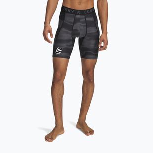 Pantaloni scurți pentru bărbați Under Armour Curry HeatGear Printed black / castlerock / white