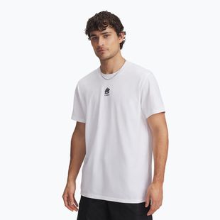 Tricou pentru bărbați Under Armour Curry Hvyweight Logo white/black