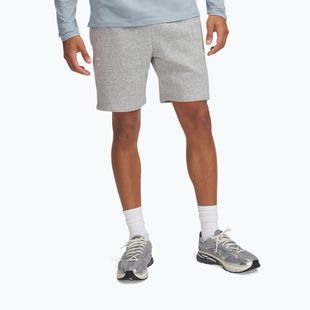 Pantaloni scurți pentru bărbați Under Armour Icon Fleece mod gray light heather/white