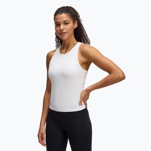 Top de antrenament pentru femei Under Armour Motion High Neck Tank white/black
