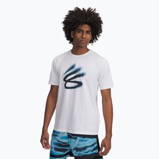 Tricou pde baschet Under Armour Curry Playable 1 Tee white/black