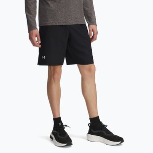 Pantaloni scurți de alergare pentru bărbați Under Armour Launch 9" black / reflective