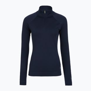 Bluză termoactivă pentru femei Smartwool Classic Thermal Merino Base Layer 1/4 Zip Boxed deep navy