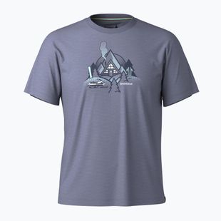 Tricou de trekking pentru bărbați Smartwool Alpine A-Frame Graphic Tee nightfall blue
