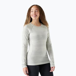 Longsleeve termoactiv pentru femei Smartwool Merino 250 Baselayer Crew Boxed light gray color shift