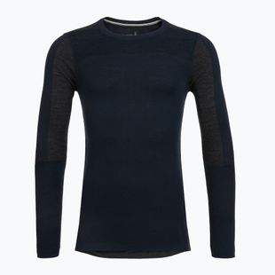 Longsleeve termoactiv pentru bărbați Smartwool Intraknit Thermal Merino Baselayer Colorblock Crew deep navy/charcoal