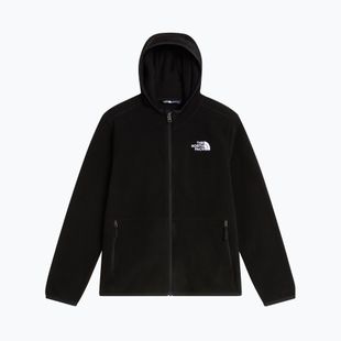 Bluză fleece pentru copii The North Face Teen Glacier Full Zip Hoodie tnf black