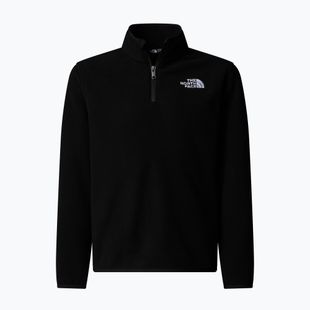 Bluză fleece pentru copii The North Face Teen Glacier 1/4 Zip black