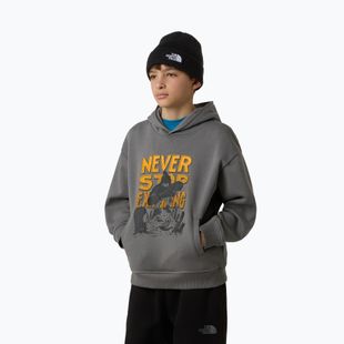 Hanorac pentru copii The North Face Sports Oversized Hoodie Graphic smoked pearl