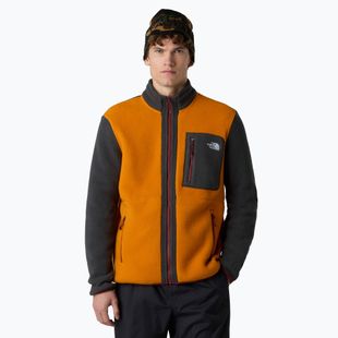 Bluză pentru bărbați The North Face Yumiori Full Zip agate orange/asphalt grey