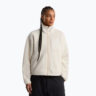 Bluză fleece pentru femei The North Face Yumiori Off Peak Full Zip white dune