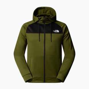 Hanorac pentru bărbați  The North Face Reaxion Fleece Full Zip Hoodie woodland green/black