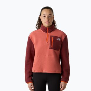 Bluză pentru femei The North Face Yumiori 1/4 Zip mars dust/sumac/solar flare