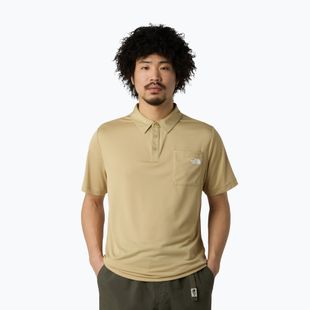 Tricou polo pentru bărbați The North Face New Tanken Polo khaki stone