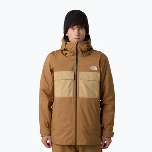 Geacă de snowboard pentru bărbați  The North Face Fourbarrel Triclimate utility brown/khaki