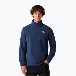 Bluză pentru bărbați The North Face Glacier Fleece 1/4 Zip summit navy