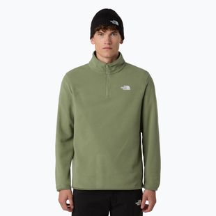 Bluză  pentru bărbați The North Face Glacier Fleece 1/4 Zip bark mist
