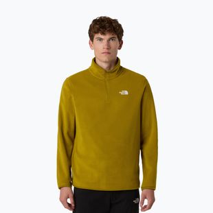 Bluză  pentru bărbați The North Face Glacier Fleece 1/4 Zip deep dijon