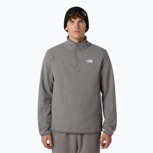 Bluză pentru bărbați The North Face Glacier Fleece 1/4 Zip mid grey heather
