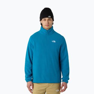 Bluză  pentru bărbați The North Face Glacier Fleece 1/4 Zip dusk blue