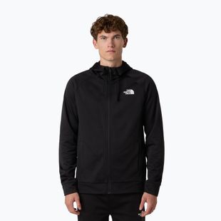 Bluză pentru bărbați The North Face Reaxion 2.0 Hooded Full Zip black heather