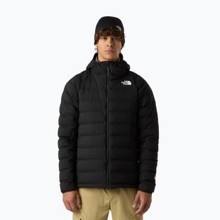 Geacă cu puf pentru bărbați The North Face Abseil Stretch Down Hoodie black