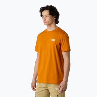 Tricou pentru bărbați The North Face Simple Dome agate orange