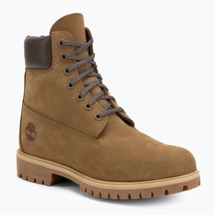 Încălțăminte pentru Bărbați Timberland Premium 6 Inch Lace Up Waterproof olive nubuck/dark brown