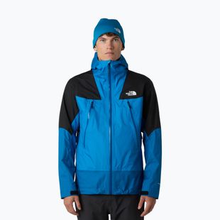 Geacă de ploaie pentru bărbați The North Face Signal 2.5L Dryvent skyline blue/adriatic blue/tnf black