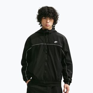 Geacă pentru bărbați Nike Club Black/White/White