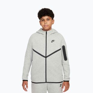 Hanorac pentru copii Nike Sportswear Tech Fleece Full-Zip dark grey heather/black/black