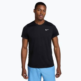Tricou de tenis pentru bărbați Nike Court Dri-Fit Victory negru/alb