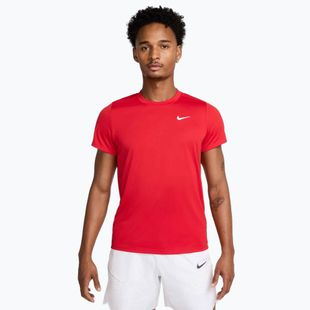 Tricou de tenis pentru bărbați Nike Court Dri-Fit Victory university red / white