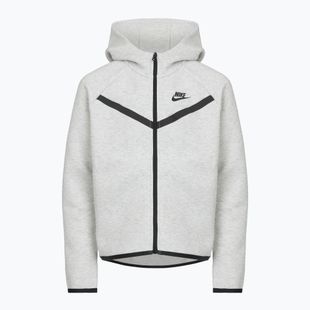 Bluză pentru copii Nike Sportswear Tech Fleece light grey/heather/black/black