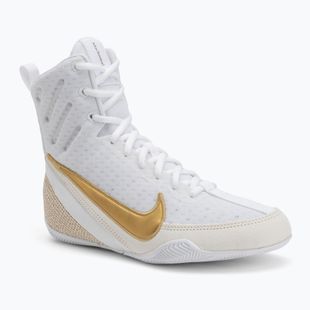 Încălțăminte de box Nike Machomai 3 white/metallic gold