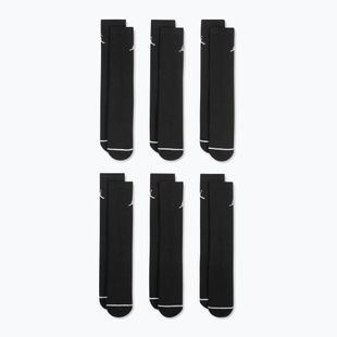 Șosete  Jordan Everyday Cushioned Crew 6 pairs black/white