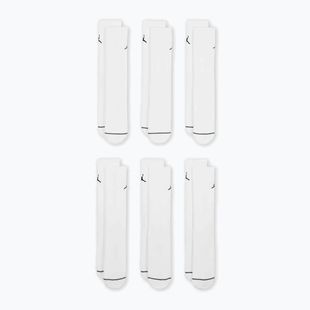 Șosete Nike Jordan Everyday Cushioned Crew 6 perechi white/black