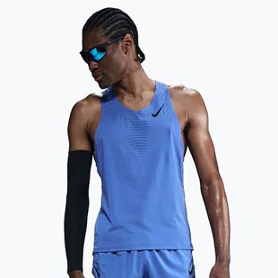 Tricou de alergare pentru bărbați Nike AeroSwift Dri-Fit ADV comet blue / black